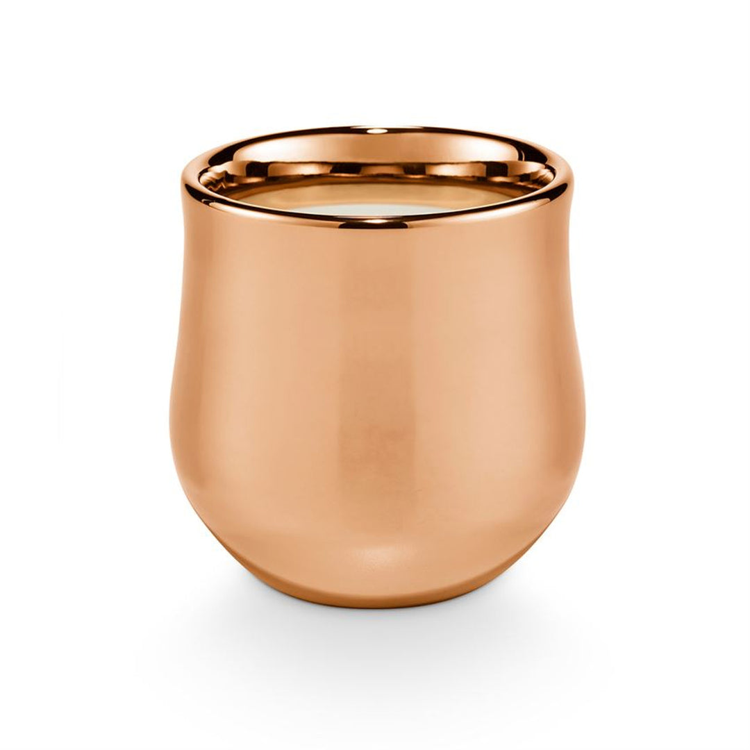 Copper Leaf Candle