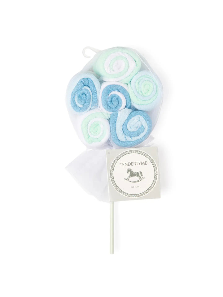 Lollipop washcloths