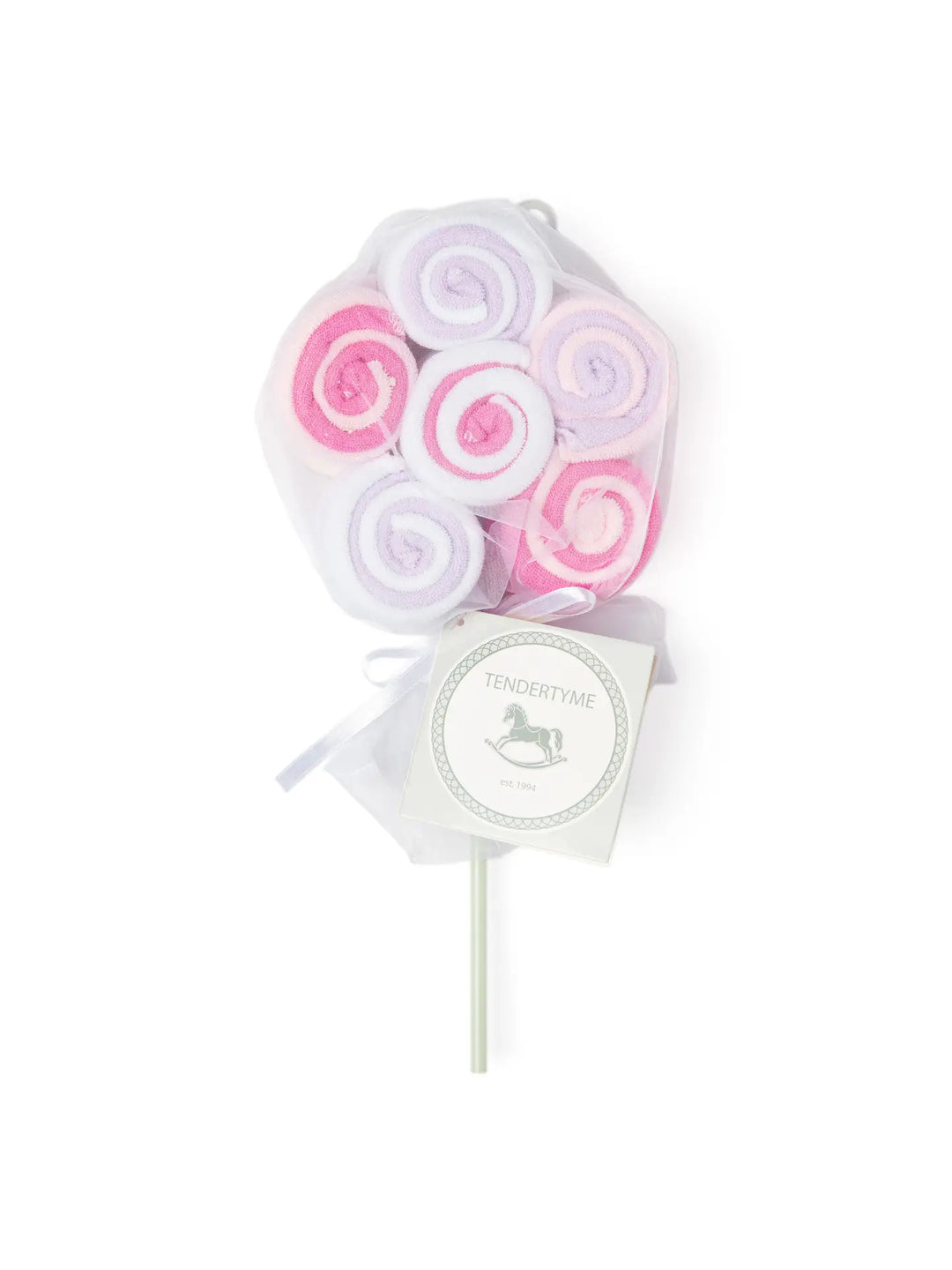 Lollipop washcloths